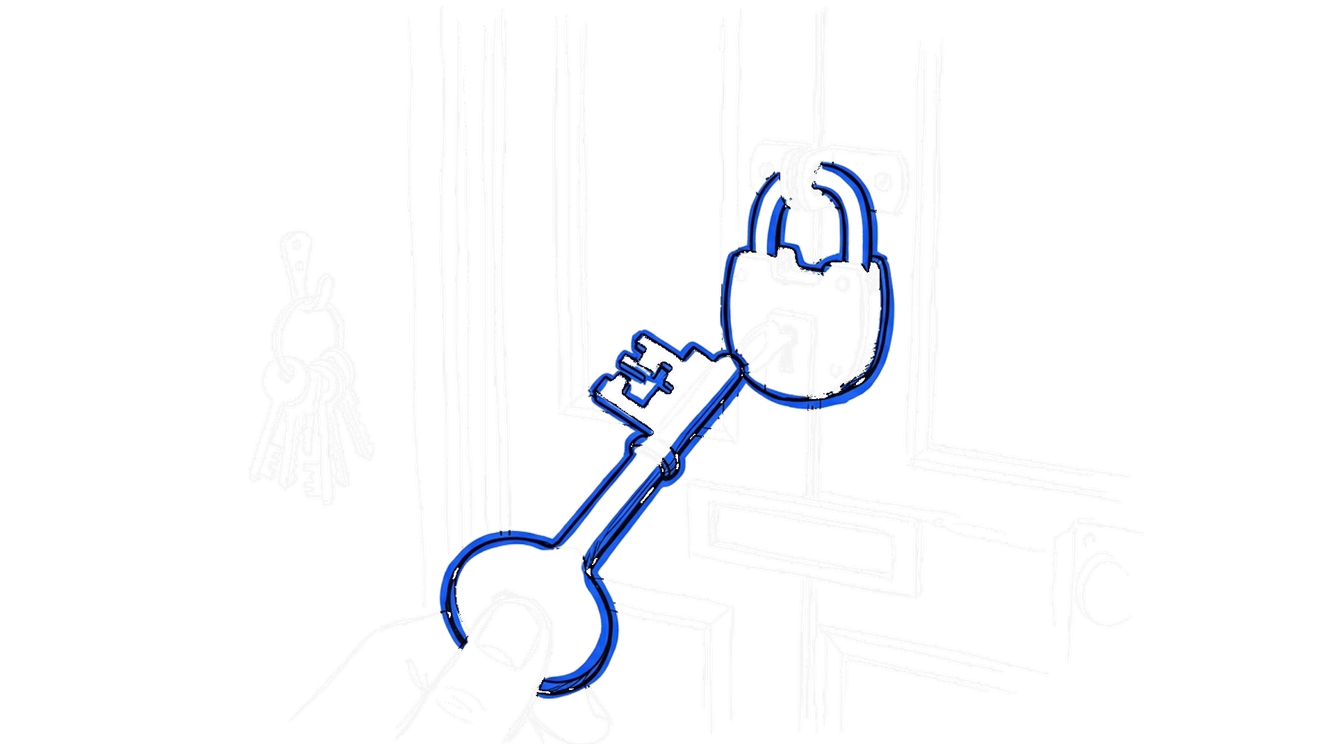 Handgezeichnete Illustration zum Artikel «Apple macht «Full Disk Access» schwerer zugänglich – wegen KI-Agenten», kinewsletter.ch Stil
