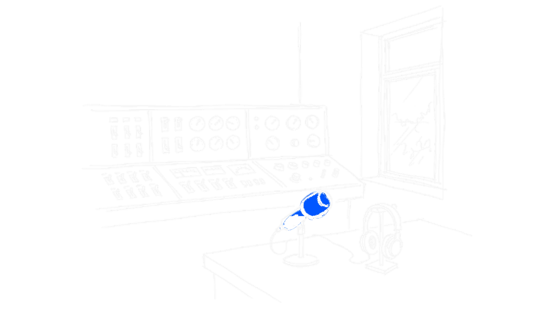 Skizze zu OpenAI GPT-Live ChatGPT Voice, kinewsletter.ch Stil (dark)
