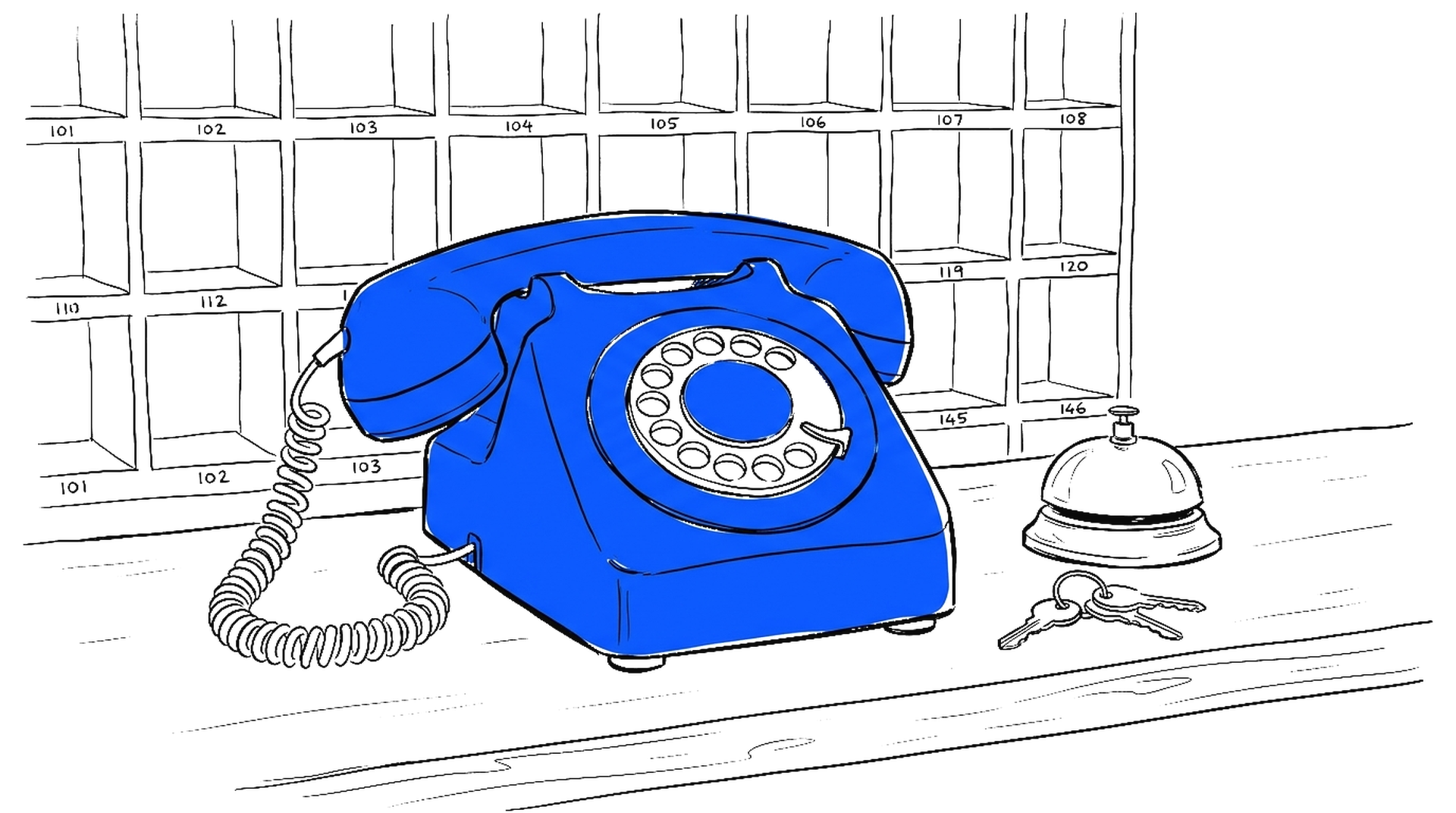 Illustration eines Smartphones mit Leuchtring um die Kamera auf einem Tisch, kinewsletter.ch Stil