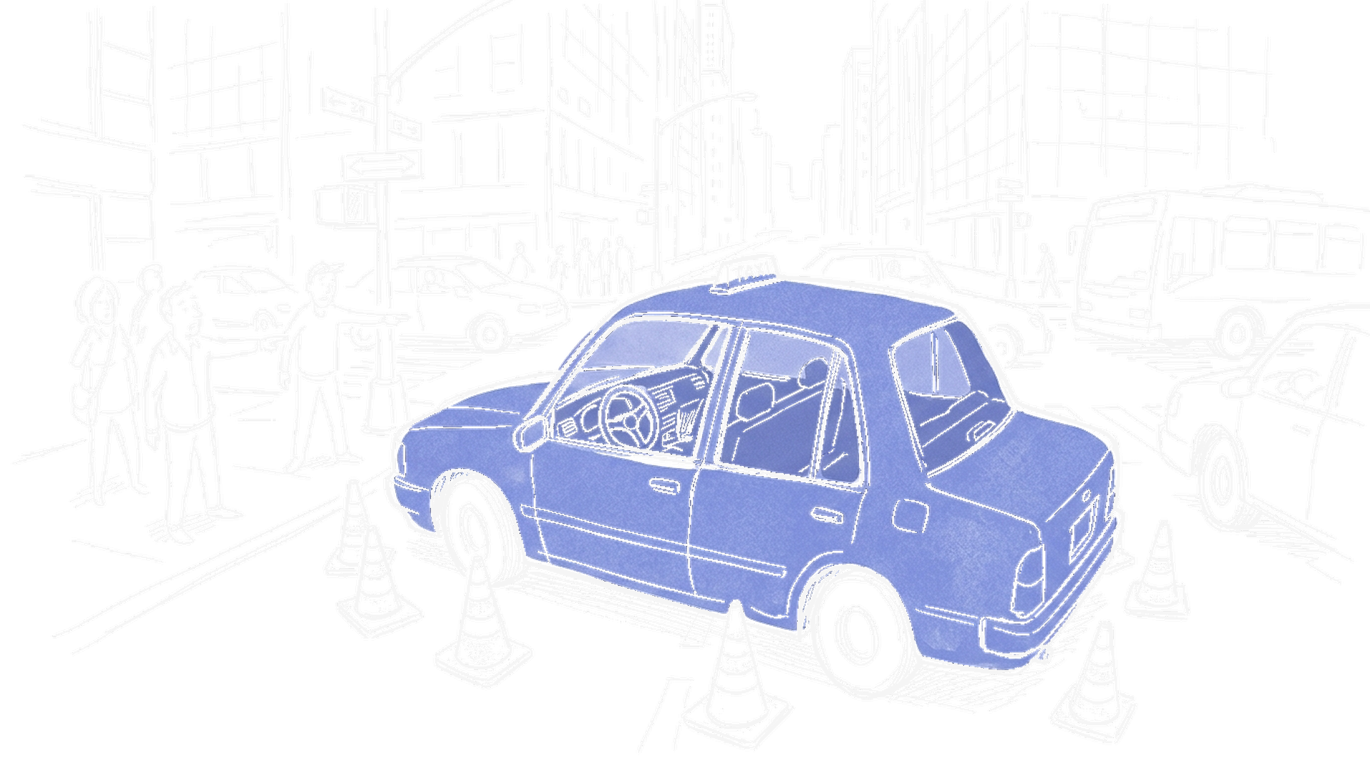 Stehendes Taxi in Kreuzung ohne Fahrer – Baidu Robotaxi-Ausfall Wuhan