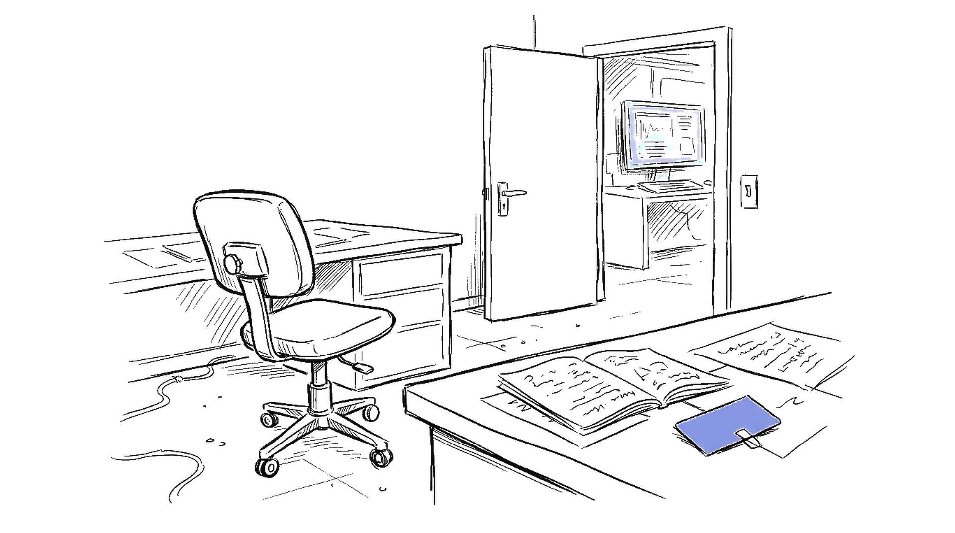 Illustration zum Artikel «Karpathy verlässt OpenAI endgültig – und baut bei Anthropic », kinewsletter.ch Stil